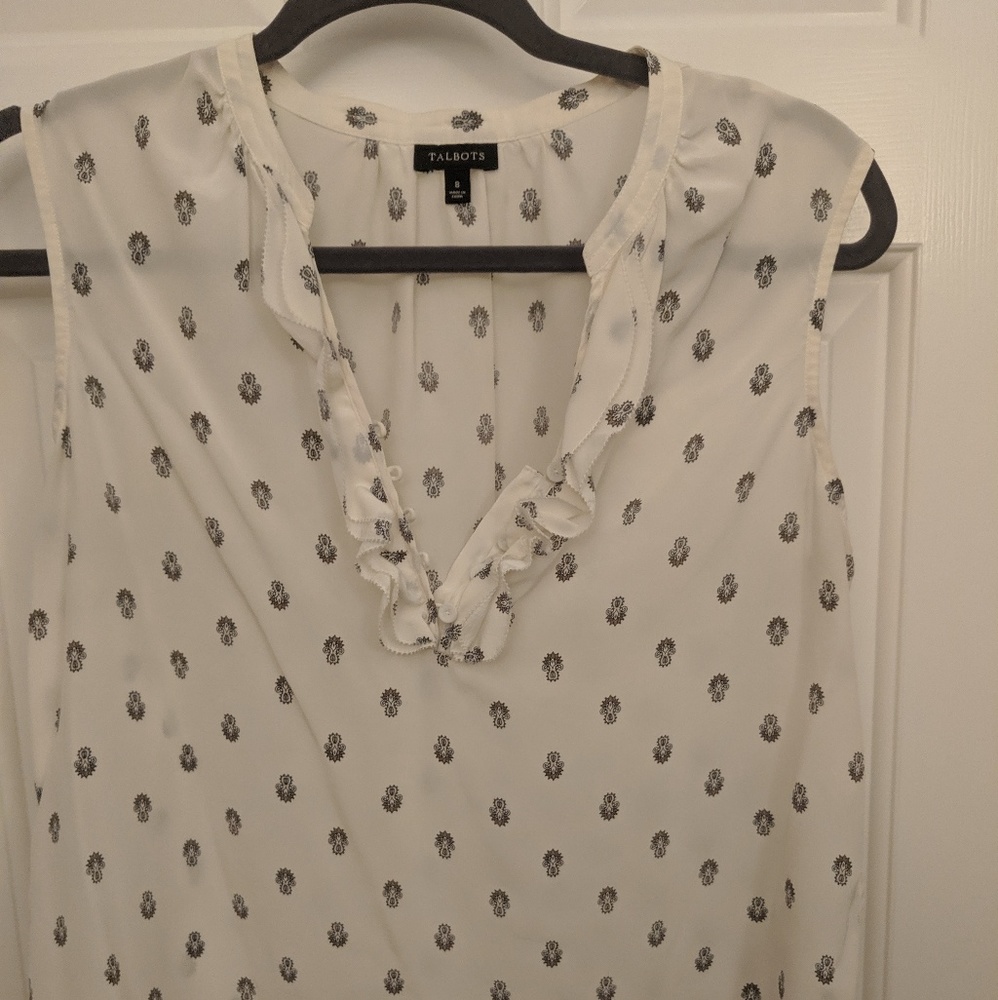 Talbot's ruffle tank